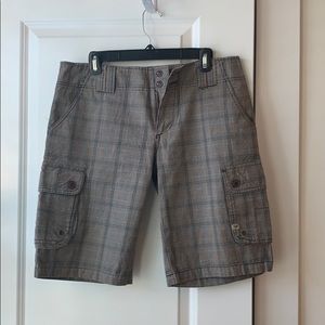 Roxy Plaid Bermudas
